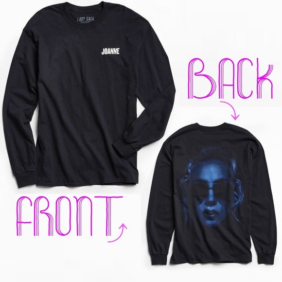 NWOT Urban Outfitters Lady Gaga “Joanne” Tour Tee